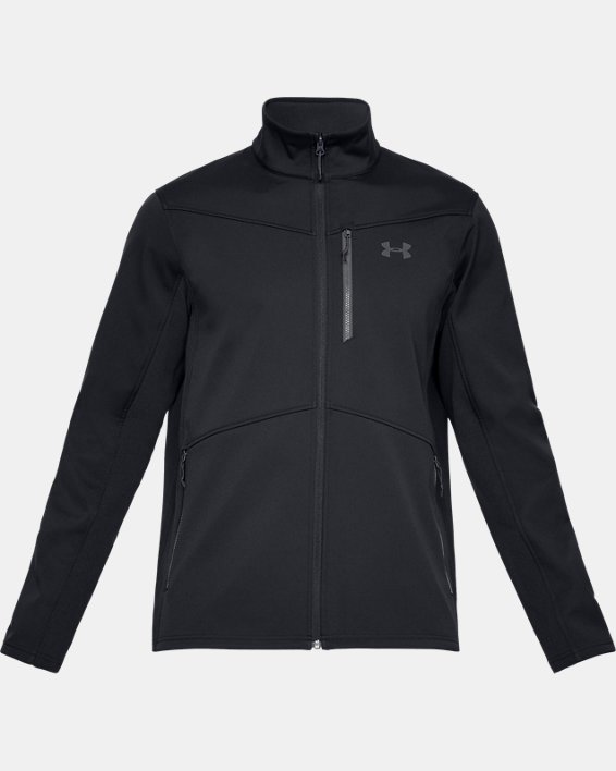 Under Armour Men's Cold Gear Infrared Shield Jacket #1321438-001 Black 